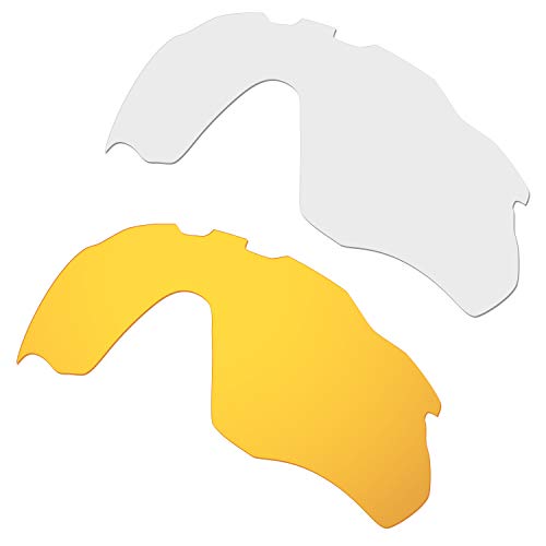 Lentilles de rechange pour Oakley Radar Pace polarisées transparent jaune