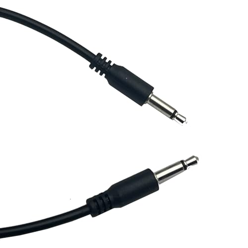 Cable mono 3.5mm corto; 2 unidades miniatura 2