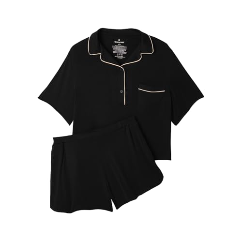 Image of Tommy John Women's Short Sleeve Top and Short Pajama Set