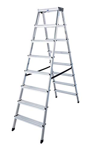 KRAUSE Doppelleiter Dopplo, 2 x 8 Stufen, 120373