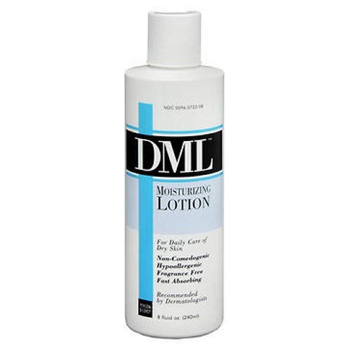 Dml Moisturizing Lotion, Fragrance Free - 8 Oz Pack of 2