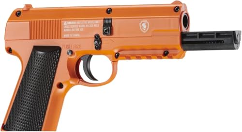 Image of Lancer Tactical Lancer Self Defense Hornet 0.43 Cal Home Defense Launcher All in One Package-Less Lethal for Personal Defense with Carrying Case (Color: Orange /Black)