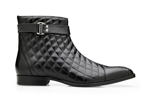 Libero Quilted Leather Ostrich Boot by Belvedere2