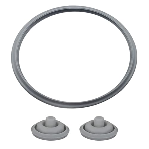 Joint Cocotte Minute 22cm Silicone Alimentaire, Anneau Plaque de Cuisson Rechange pour Autocuiseur 3L 4.5L 6.5L 8.5L, U-Forme Joint Elastique Etancheite...