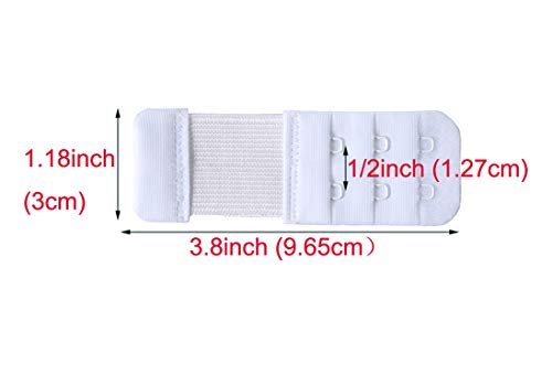 Image of Women's Bra Extenders 4 Hook / 3 Hook / 5 Hook / 2 Hook Soft Comfortable Stretchy Bra Extension Strap