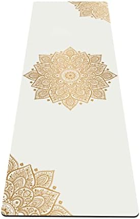 nuveti Yoga Mat Eco Friendly TPE Non Slip Fitness Exercise Mat with Carrying Bag,72"x24" Extra Thick 6MM Exercise & Workout Mat for Yoga, Pilates Fitness and Floor Exercises