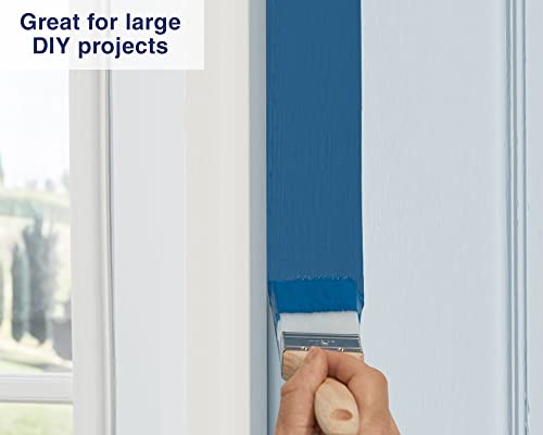 Image of Zibra Flat Paint Brush for Top Coats, Flat Surfaces, Walls and Doors, 2-inch, Comfort Handle, for All Paints and Stains