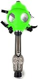 4Smoke – Masque à gaz bong réglable pour s'adapter à n'importe quelle personne, masque à gaz fantaisie avec bong amovible (vert)