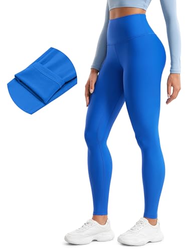 Image of CRZ YOGA Fleece Thermal Leggings 28'' | Thermal, Casual, Full Length, Winter, for Women