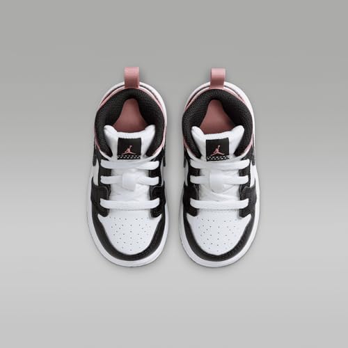 AIR JORDAN 1 MID (TD) 'WHITE/BLACK-RUST PINK'4