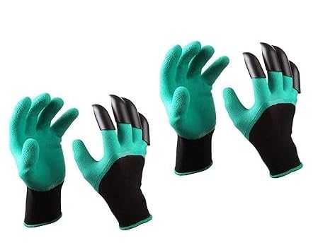 See full amazon price history chart for UTKARSH Heavy Duty Garden Gloves Washable With Right Hand Fingertip ABS Claws For Pruning, Digging, Planting and Gardening (Pack of 2 Pairs of Gloves) UTKARSH Heavy Duty Garden Gloves Washable With Right Hand Fingertip ABS Claws For Pruning, Digging, Planting and Gardening (Pack of 2 Pairs of Gloves) (B0CM3TZ6F3) Amazon Price History, Amazon Price Tracker