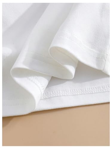 SweatyRocks Girl's Bow Print T Shirt Short Sleeve Crewneck Cute Star Graphic Tee Tops3