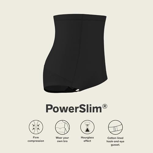 Image of Leonisa Extra High Waisted Tummy Control Underwear - Thong, Sheer Bottom, Shaper Shorts, Butt Lifting Shapewear for Women