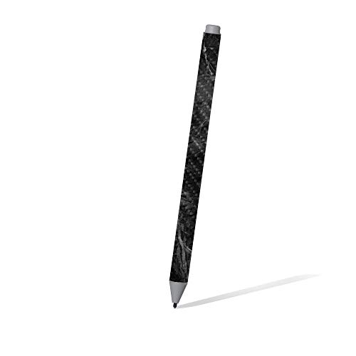 Image of MightySkins Carbon Fiber Skin for Microsoft Surface Pen - Black Marble | Protective, Durable Textured Carbon Fiber Finish | Easy to Apply, Remove, and Change Styles | Made in The USA