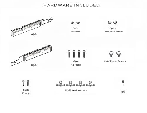 HumanCentric Wall Mount Compatible with Sonos Arc Sound Bar (Black) | Mounting Bracket Compatible with Sonos Arc to Mount Soundbar on Wall Under TV