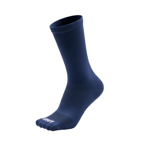 LITET Cycling Socks for Men & Women (Blue, Large/X-Large)