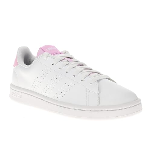 Image of adidas Womens Advantage Lace Up Sneakers Shoes Casual - White