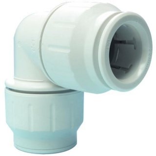 John Guest White 22Mm Speedfit Equal Elbow - Pem0322w - Bag Of 2