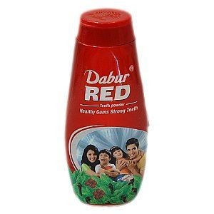 Red Tooth Powder Strong Teeth Healthy Gums Best Oral Care 100gm by Dabur