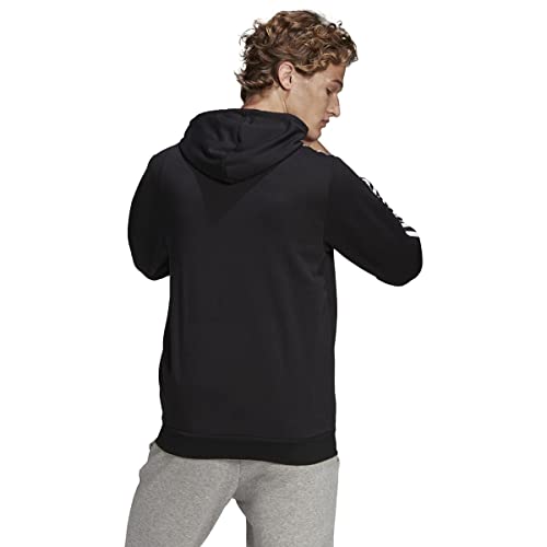 Image of adidas Men's Essentials French Terry 3-Stripes Full-Zip Hoodie