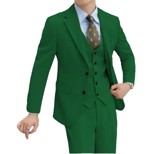 Costume formel 3 pièces haut de gamme avec revers cranté et finitions smoking soignées