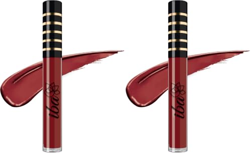 Image of Iba Maxx Matte Liquid Lipstick- Burgundy Blush | Infused with Vitamin E & Almond Oil | Transfer Proof & Long Lasting | Waterproof & Smudge Proof | Velvet Matte Finish & Highly Pigmented | Lightweight & Comfortable | Non-Sticky and Non-Drying | Lip Makeup | 2.6ml