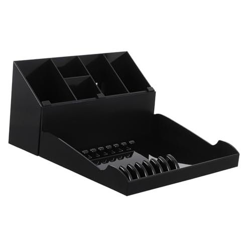 WEKADRIN Porte-ciseaux Et Plateau De Peignes Pour Coiffeur Rangement Organisé Pour Outils De Coiffure Support Pratique Pour Salon