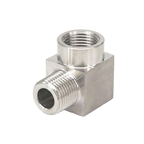 Beduan Stainless Steel Cast Pipe Fittings, 90 Degree Street Elbow 1/2" NPT Male x 1/2" NPT Female Water Fuel Air by beduan - Used condition - US$10.20
