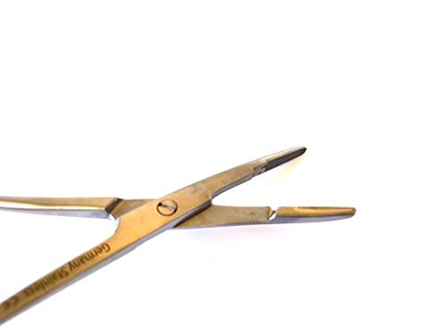 Image of Olsen HEGAR Needle Holder, Needle Driver with Cutting Edges, 5.5 inch with Tungsten Carbide
