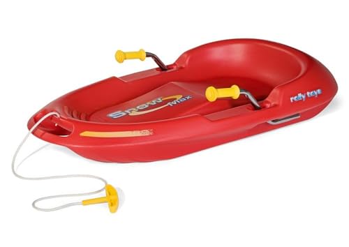 Rolly Toys 200115 - rollySnow Max (a partire da 3 anni, sedile ergonomico, con due freni, supporta fino a 100 kg)....
