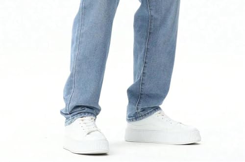 Men's Classic Gray Straight-Leg Business Casual Pants, Versatile Basic Slim-fit Jeans.3