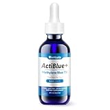 Biovitalis Solutions Actiblue+ Methylene Blue 1% : Methylene Blue Pharmaceutical Grade ISO Certified Third Party Lab Tested 99,9% No Formaldehyde No Alcohol No Gluten&GMO(2Fl.Oz)
