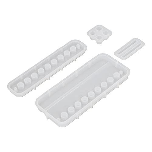 4Pcs Resin Silicone Pen Holder, Casting Easy Demoulding Irregular Casting for DIY Pens and Crafts