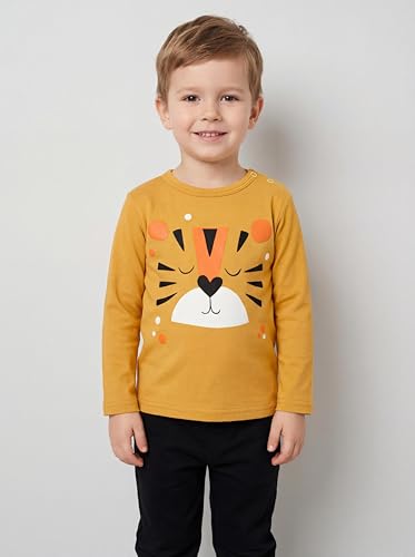 TupTam Camiseta Manga Larga para Bebé Niño, Pack de 5, Multicolor 7, 56