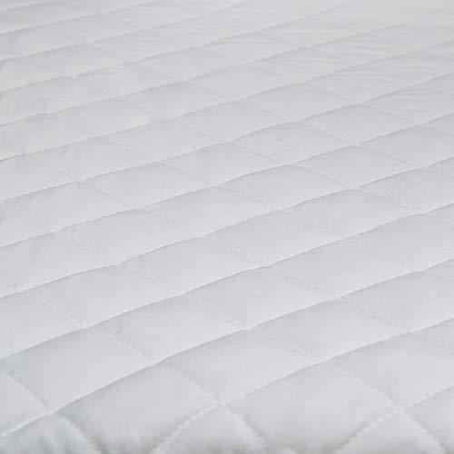 Beautyrest Kids Fitted Crib Mattress Pad | Waterproof | 52” X 28” | Machine Washable, White #TOP1