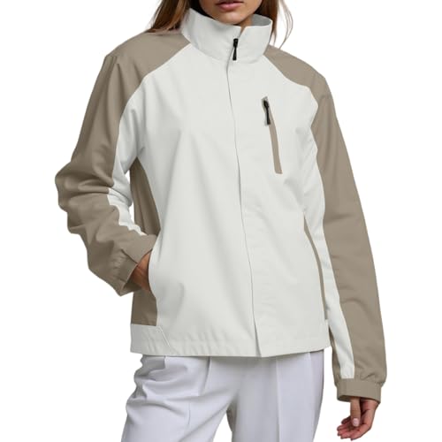 Veste imperméable femme coupe-vent veste légère de pluie respirante