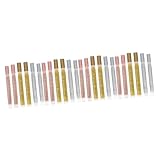 COHEALI 24 Piezas Marcadores metálicos marcadores de pintura rotuladores de pintura pinceles rotuladores acrilicos rotulador acrilico de firma bolígrafos de colores propileno