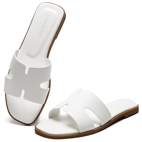 Image of Stratuxx Kaze Women's Open Toe Flat Dress Slide Sandals