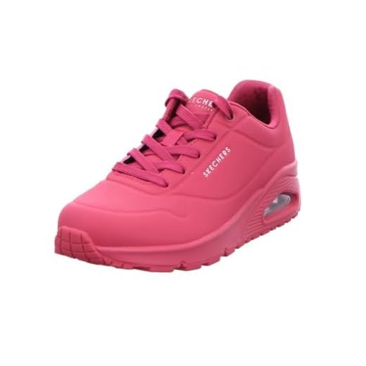 Skechers Uno Stand On Air, Zapatillas Mujer, Magenta Durabuck Mesh, 38 EU