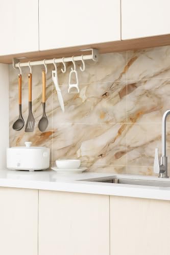 Image of WALLVEAR PE Foam Marble Wall Panel Sheet (16, WW-AM-0118)