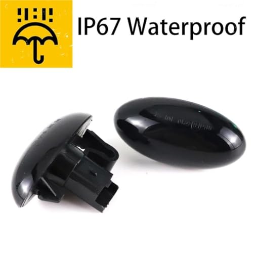 Pilotos intermitentes LED de espejo con acabado ahumado Premium 7