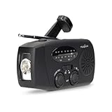 Kompaktes und langlebiges Design: Leichtes Tischradio mit Teleskopantenne und stabilem ABS-Körper, einfach zu packen für Wandern, Urlaub oder Notfall-Kits, bietet zuverlässige Leistung überall.