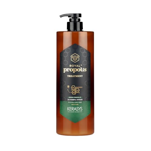 Kerasys Propolis Royal Jelly Extract Green Tea Olive Oil Shiny and Healthy Hair Propolis Green...