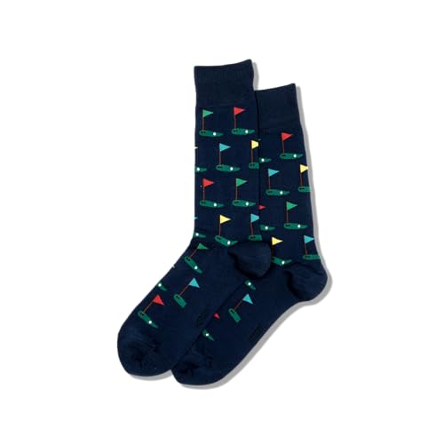 Hot Sox Men's Novelty Sporting Crew Socks