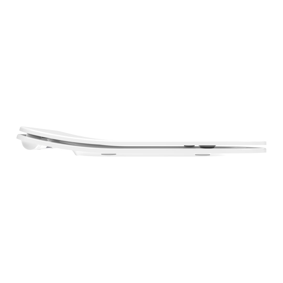 Kiamami Valentina - Copriwater quadrato in termoindurente slim con chiusura rallentata