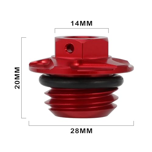 Tapa de llenado de aceite de motor y tapón de tornillos para motocicletas CRF450R y CR 6