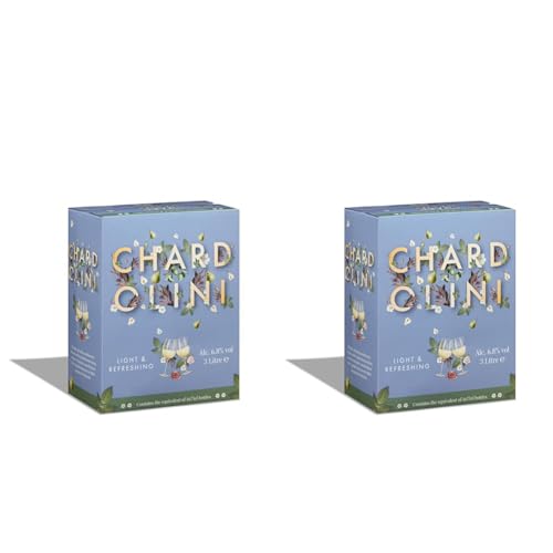 Chardolini - 6.8% Medium Perry with a Refined Crisp Finish, Naturally Gluten Free, Exquisite Flavours, Light & Refreshing, Bag in the Box, 3L (Pack of 2)