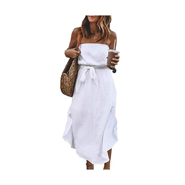 CinShein-Womens-Casual-Off-Shoulder-Wrap-Maxi-Dress-Summer-Strapless-Ruffle-Party-Beach-Long-Maxi-Dresses-with-Belt CinShein Womens Casual Off Shoulder Wrap Maxi Dress Summer Strapless Ruffle Party Beach Long Maxi Dresses with Belt White Medium