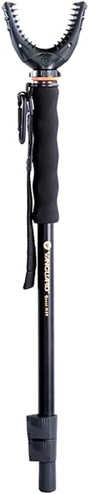 Vanguard Quest M49 Shooting Stick with Rotating Removeable U Shaped Yoke, Quick Flip Leg Locks, Foam Hand Grip