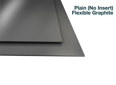 Flexible Graphite with No Insert - 1/8" Thick - 19" x 19" Sheet